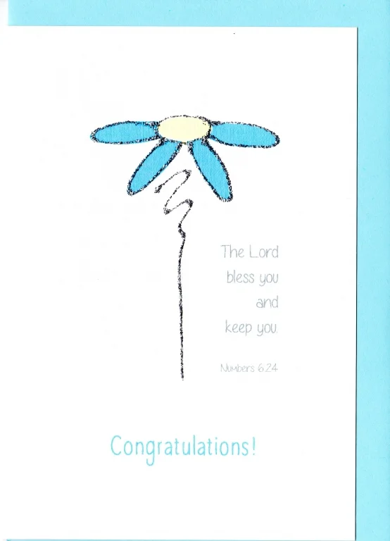 Three Dot Greetings Card Congratulations
