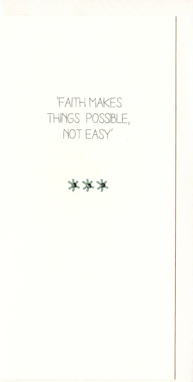 Three Dot Greetings Card Faith