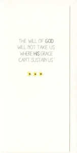 Three Dot Greetings Card The Will