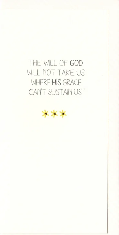 Three Dot Greetings Card The Will