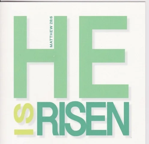 He is Risen Greetings Card