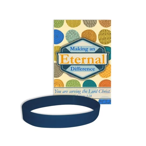 Making an Eternal Difference Silicone Bracelet Wristband & Card