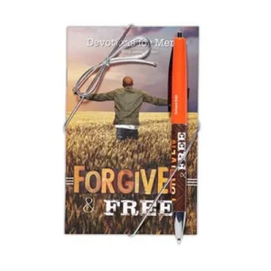A sophisticated soft-cover KJV devotional and matching pen gift set designed as a thoughtful devotional and journal for men, ideal for Father's Day gifts.