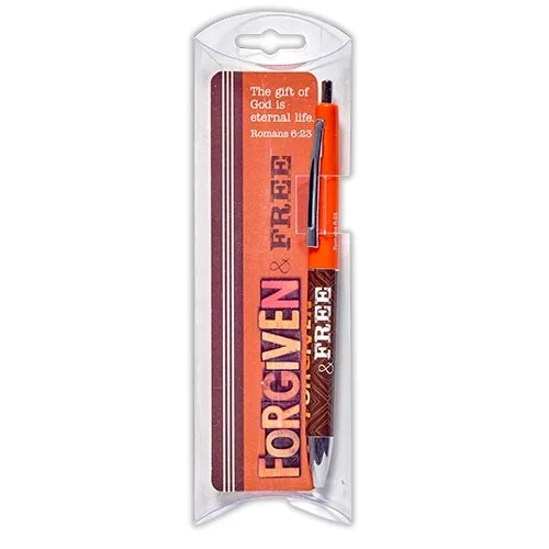 Forgiven & Free Pen and Bookmark Gift Set