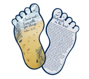 A foot-shaped footprint bookmark for adults, featuring a decorative design perfect for avid readers within the pens and bookmarks category.
