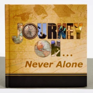 A 48-page hardcover Christian book designed as a graduation gift, featuring inspirational themes for students transitioning into a new phase of life among a collection of other Christian books.