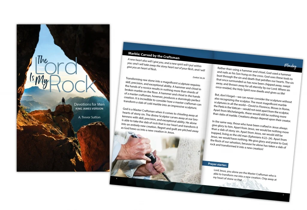 The Lord is My Rock Devotional Book (KJV)