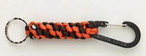 Living on Purpose Paracord Key Chain & Carabiner Keyring