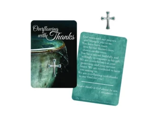 Overflowing with Thanks Lapel Pin and Card