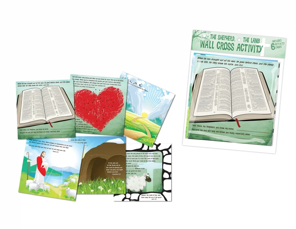 The Shepherd the Lamb 6-Part Activity Wall Cross