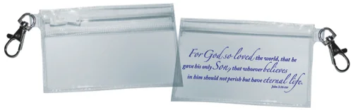 John 3:16 Zippered ID Card Case