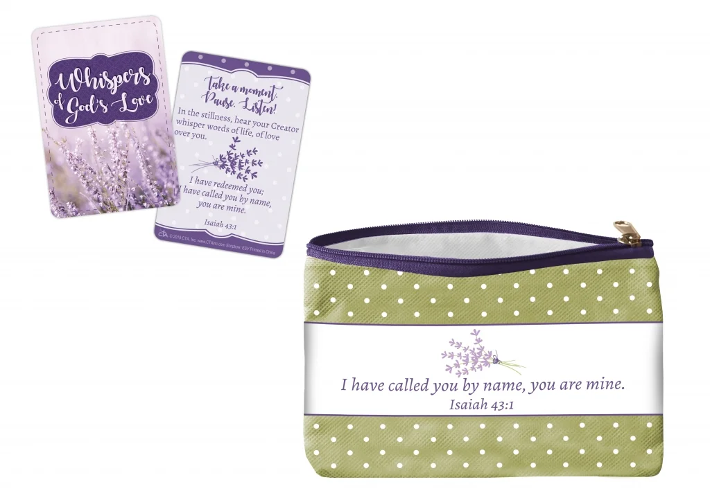 Whispers of God's Love Wristlet & Card