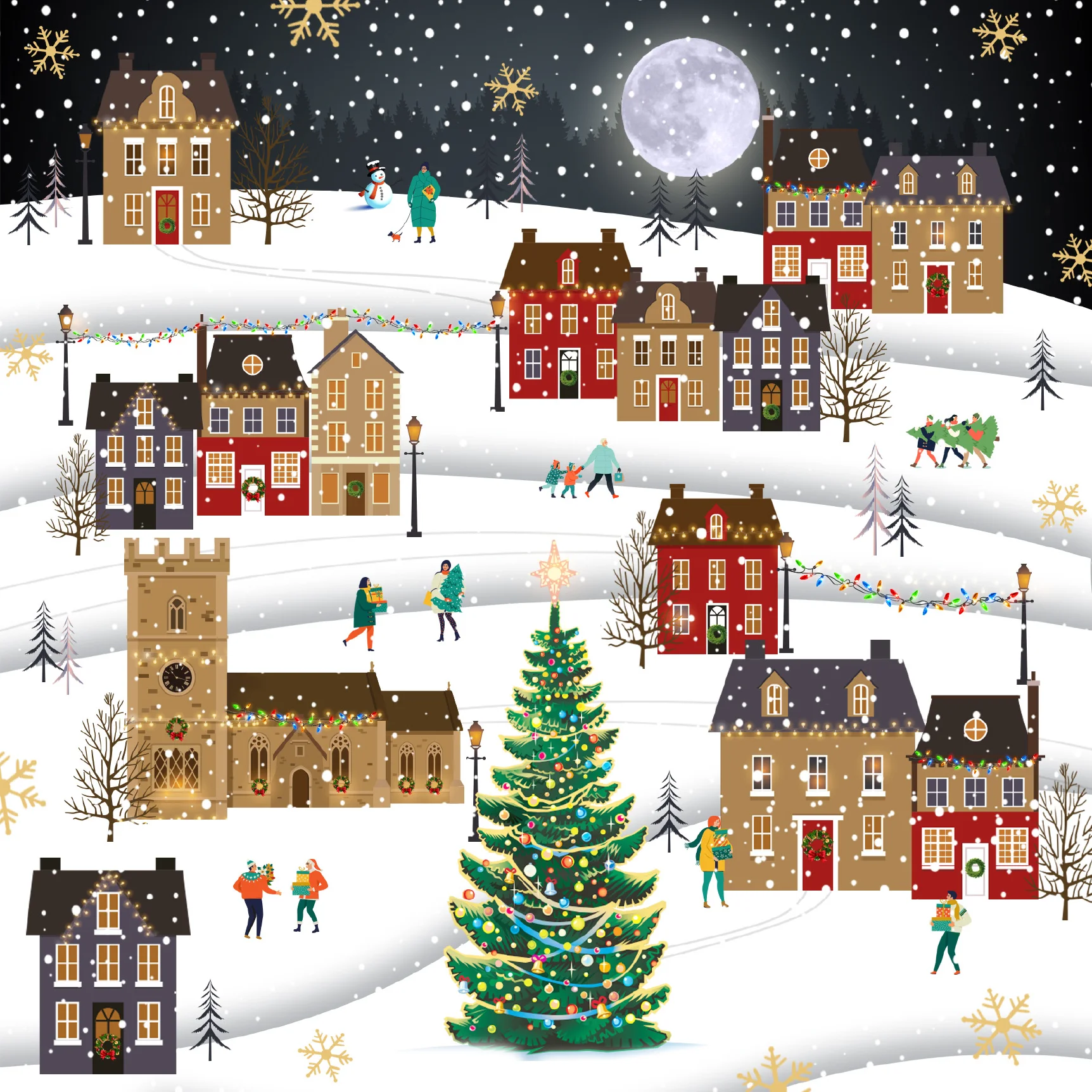 Tearfund - Christmas Village (Pack of 10)