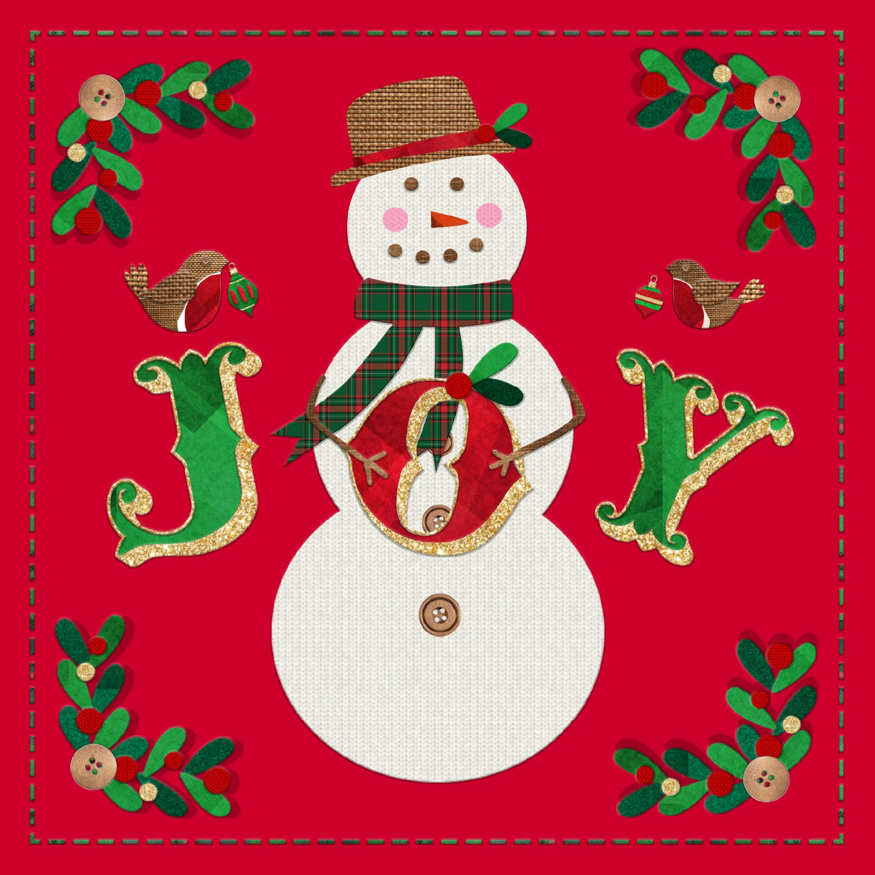 Tearfund - Joyful Snowman (Pack of 10)