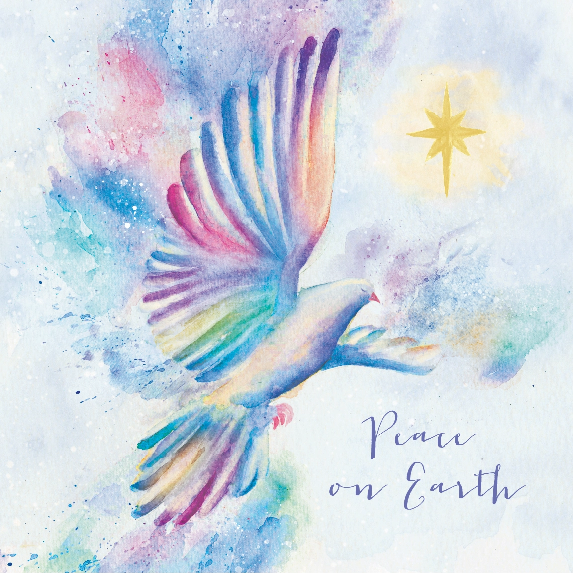 Tearfund - Watercolour Dove (Pack of 10)