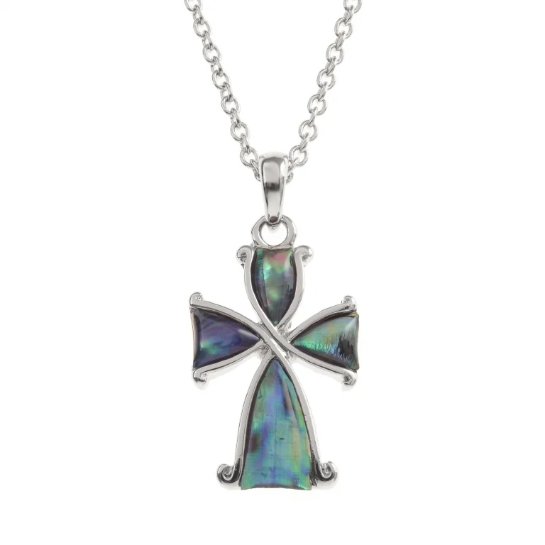 TJ Cross Necklace Natural