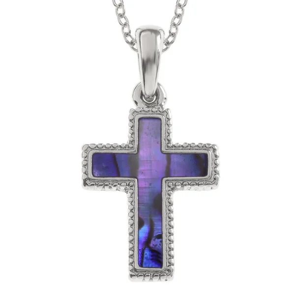 TJ Purple Cross Necklace