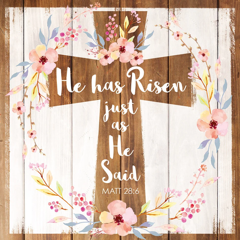 He Has Risen Easter Cards (Pack of 4)