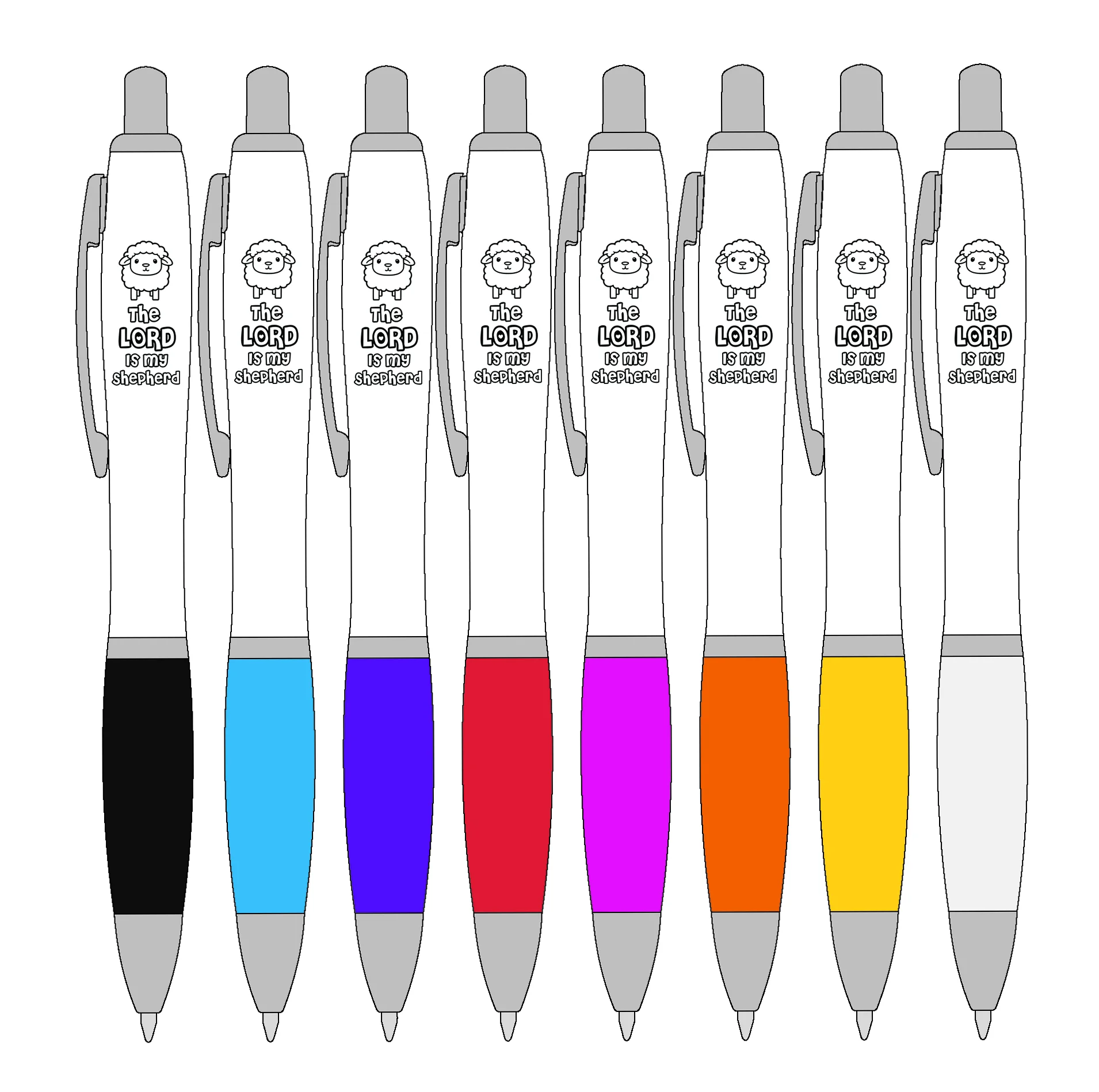 The Lord is my Shepherd - 50 Assorted Colours