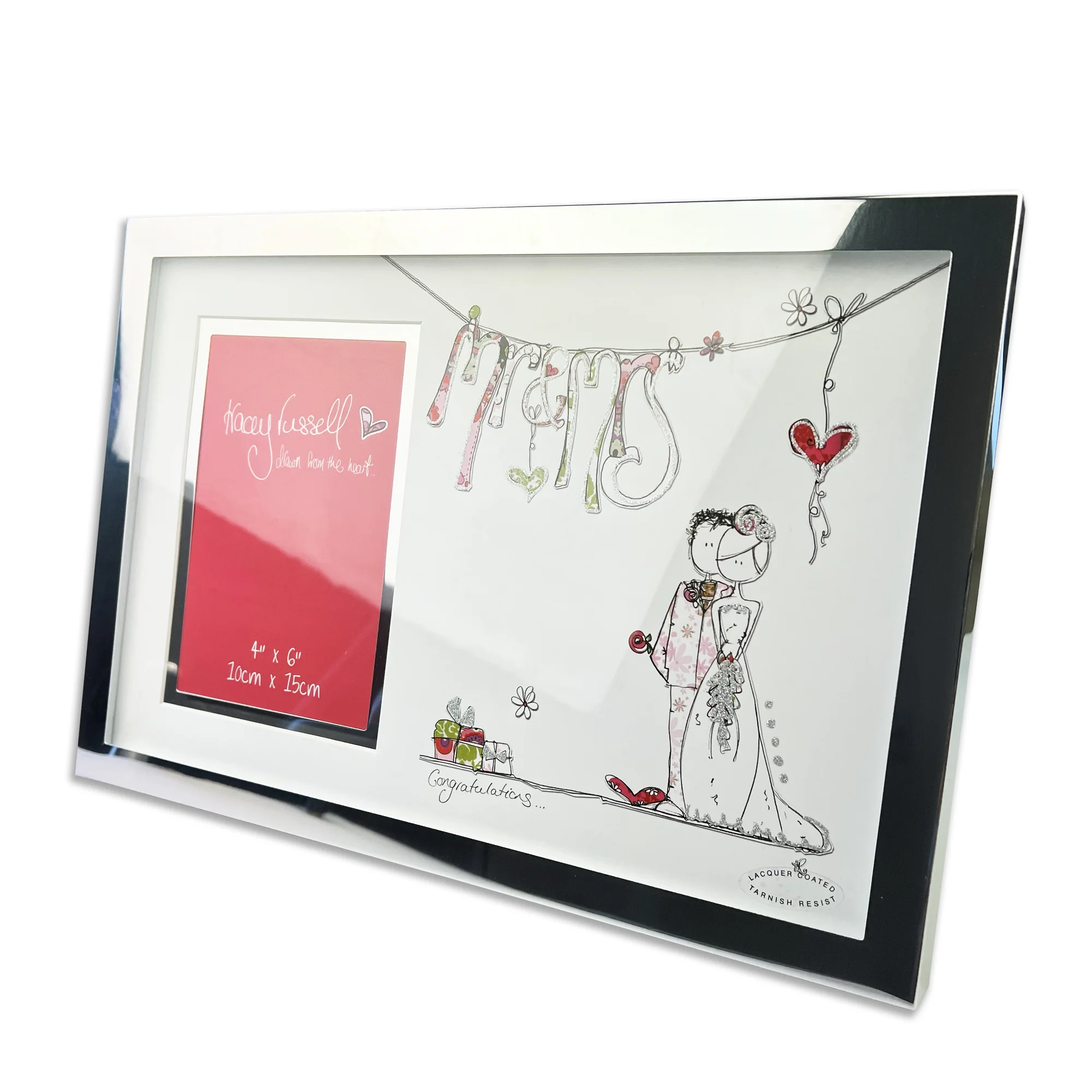'Mr & Mrs' Large Wedding Photo Frame