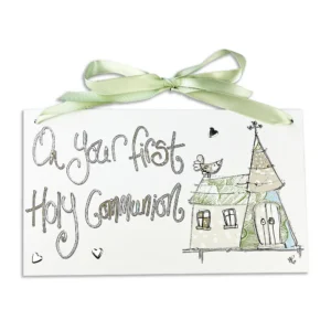 On Your First Holy Communion Boxed Plaque