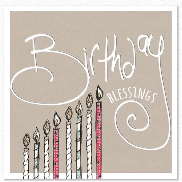 Tracey Russell Greetings Card Birthday Blessings