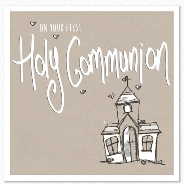 Tracey Russell Greetings Card First Holy Communion