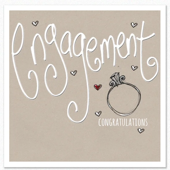 Tracey Russell Greetings Card Engagement