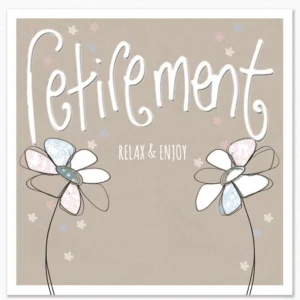 A beautiful Tracey Russell designed greeting card featuring an inspirational religious message for retirement, perfect for celebrating a meaningful career milestone.