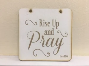 Square Plaque Rise Up