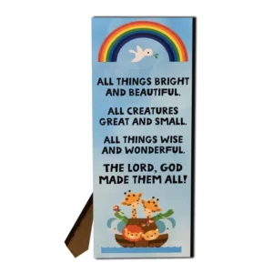 Children's Hinged Plaque - All Things Bright