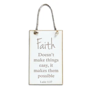Faith Rectangle Plaque