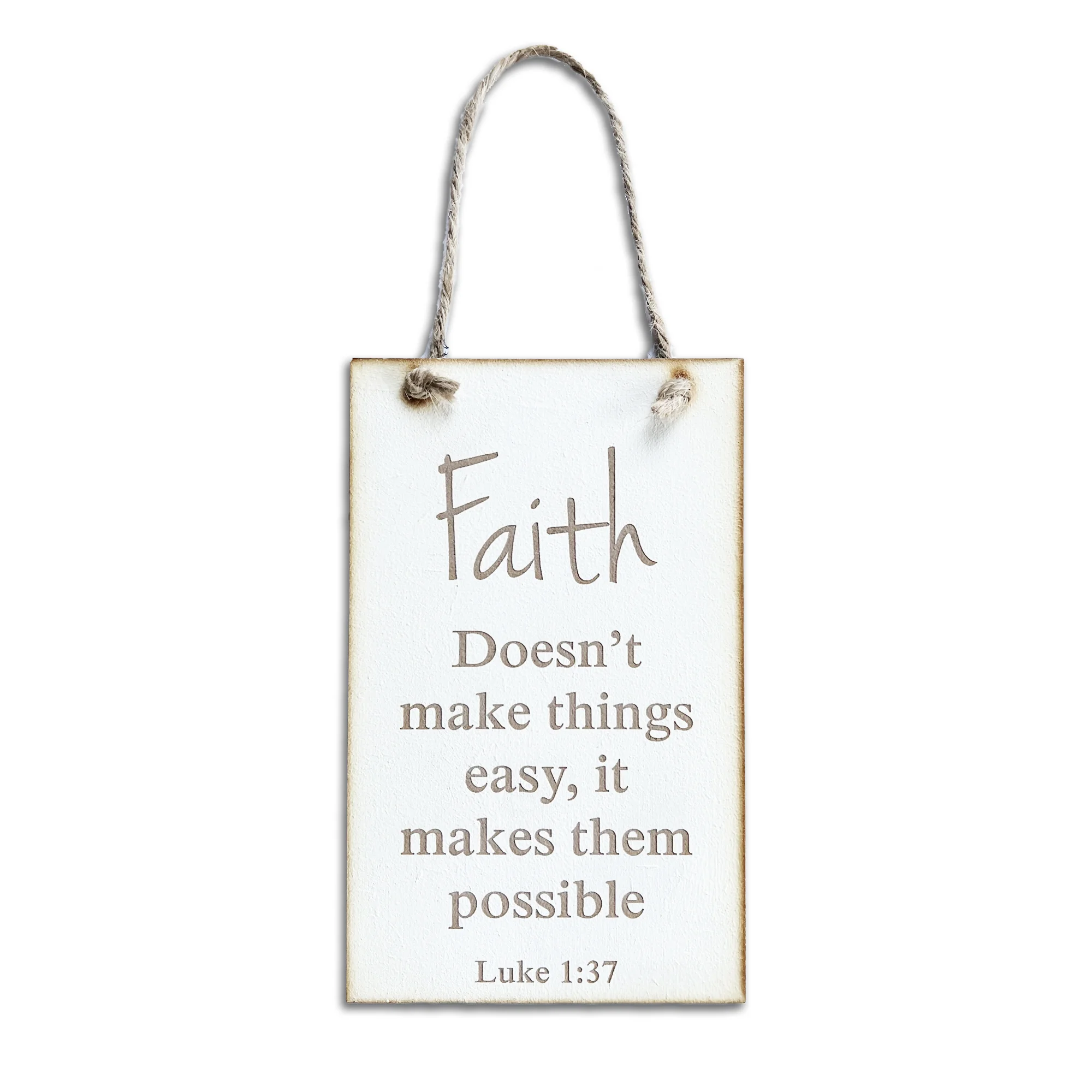 Faith Rectangle Plaque