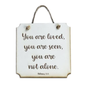 You Are Loved Small Square Plaque