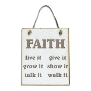 Faith Square Plaque