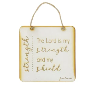 Strength Square Plaque