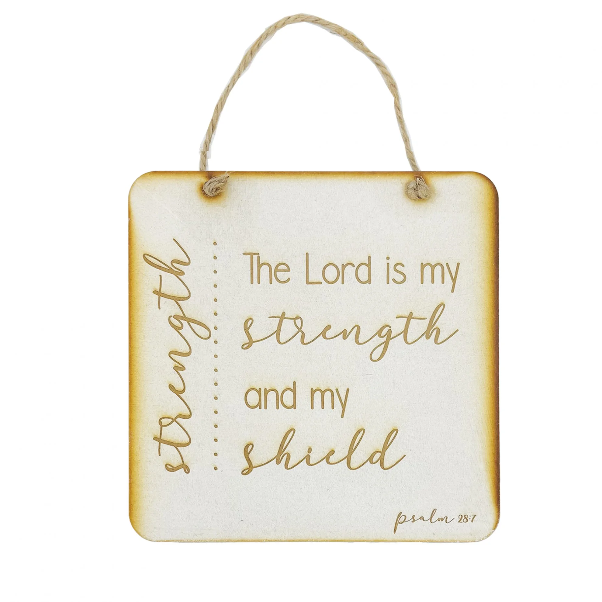 Strength Square Plaque
