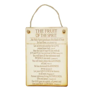 Fruit Of The Spirit Rectangle Plaque