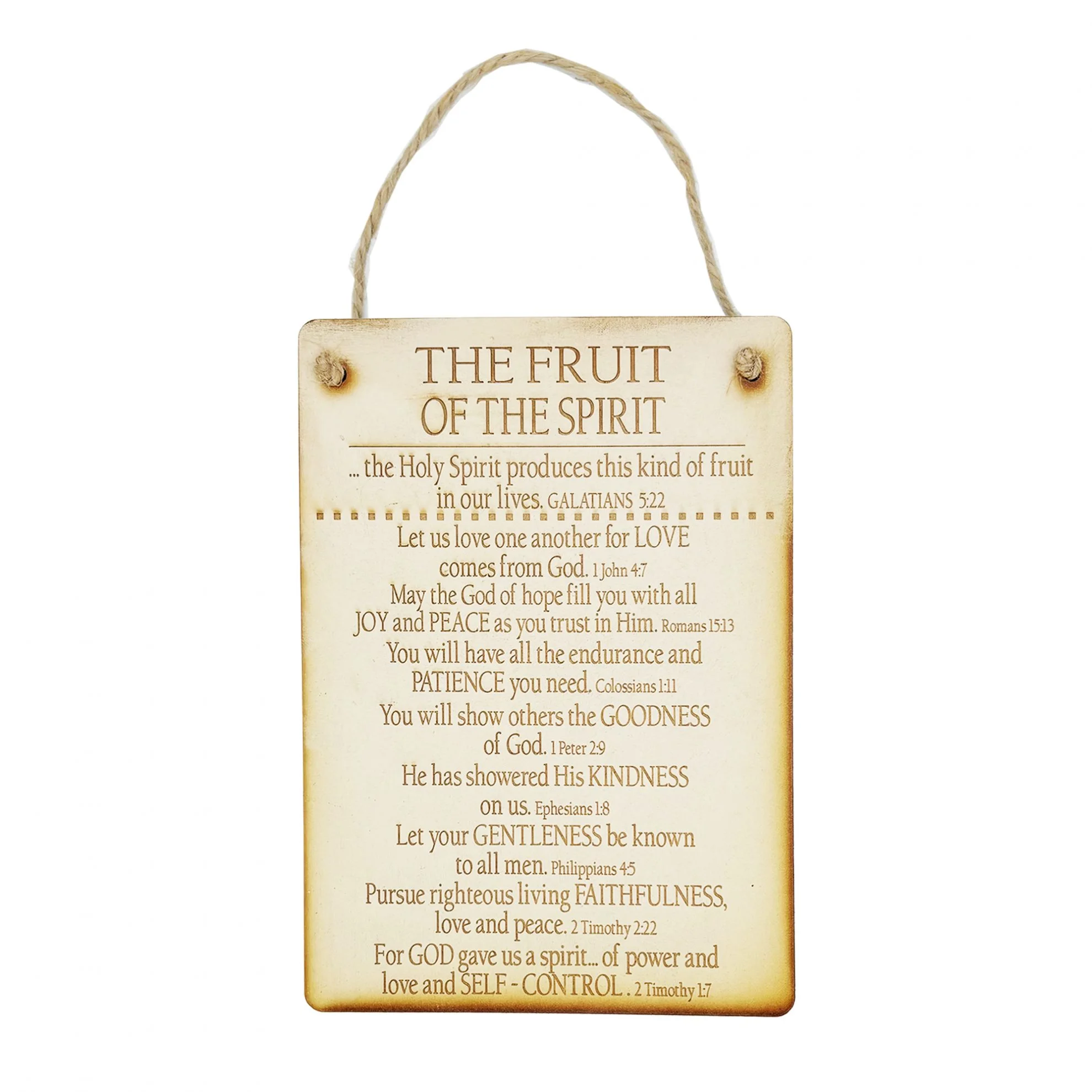 Fruit Of The Spirit Rectangle Plaque