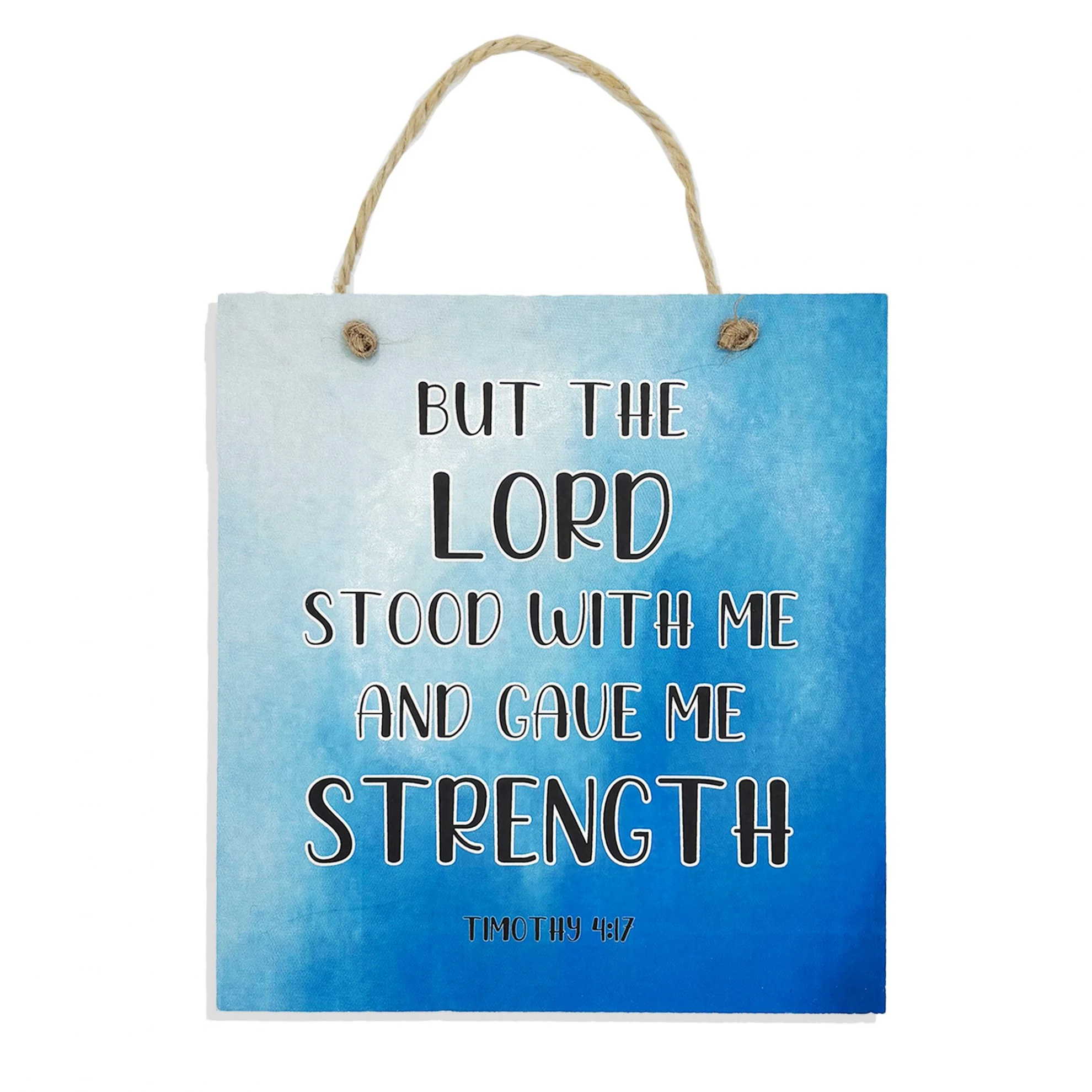 Lord Stood With Me Coloured Plaque