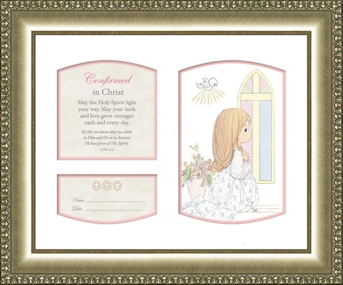 Precious Moments Confirmation Frame - Girl
