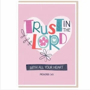 Trust in the Lord Greetings Card