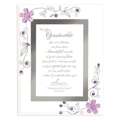 Pretty Petals Table Top Frames - Grandmother