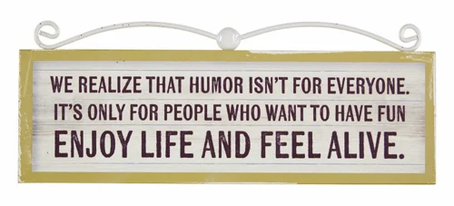 Signs of Times Plaque Humour