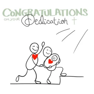 A charming and humorous doodle style greetings card from the dedication range, featuring a simplistic design perfect for family members.