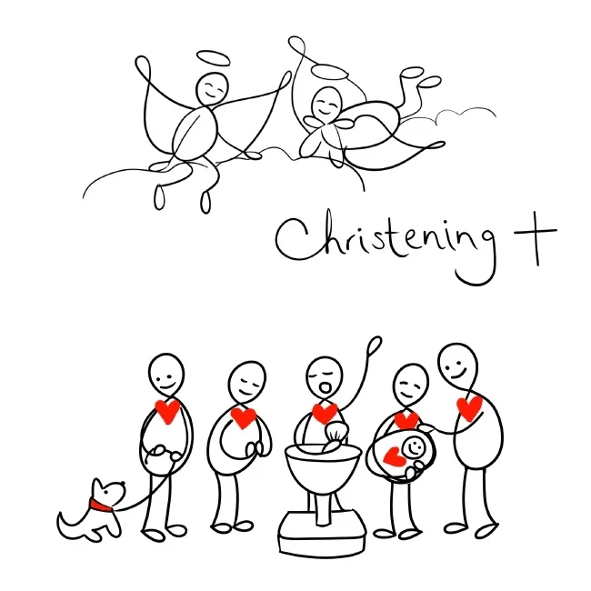Greetings Card - Christening?