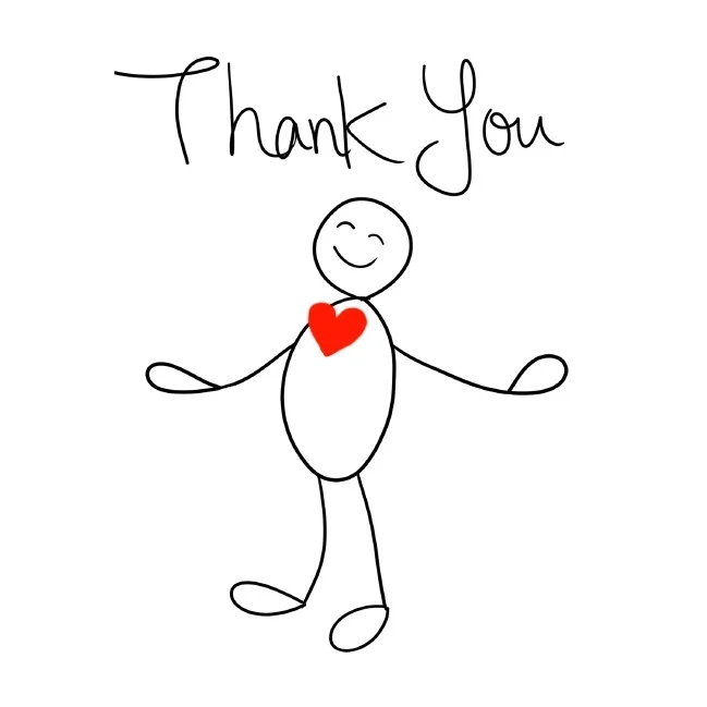 Greetings Card - Thank You