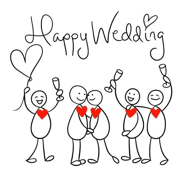 Greetings Card - Wedding