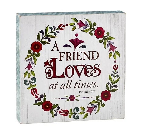 A Friend Loves Box Plaque