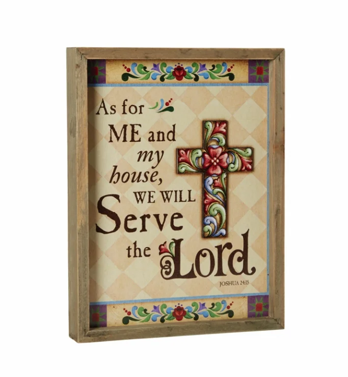 Jim Shore Framed Print - As for me